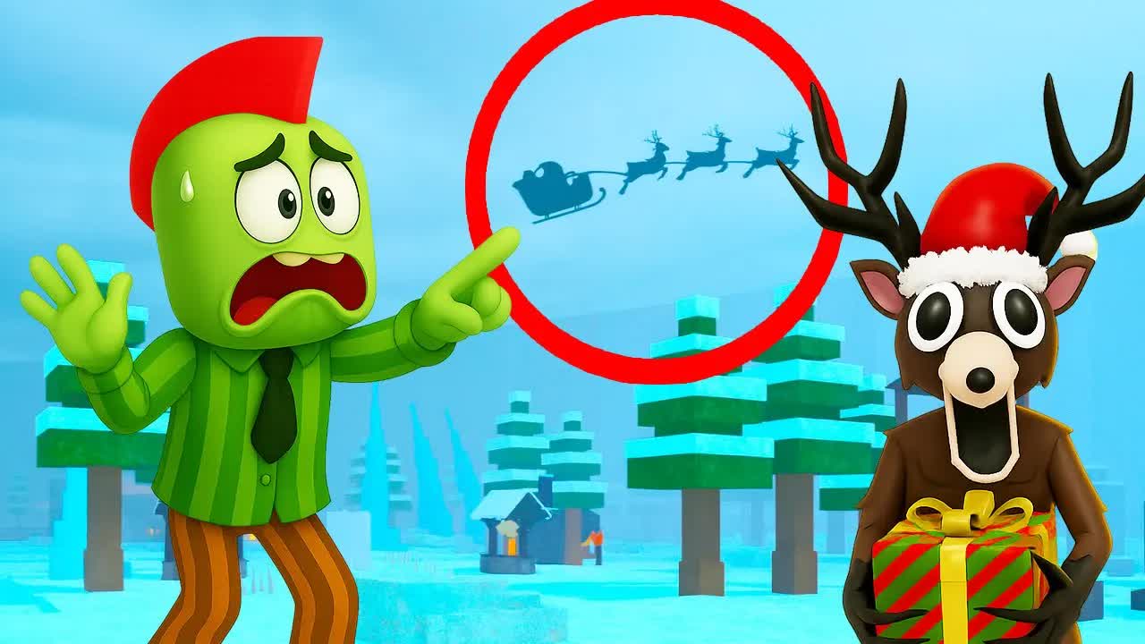 Job Zoekt De Kerstman In 99 Nachten In Het Bos... In Roblox!