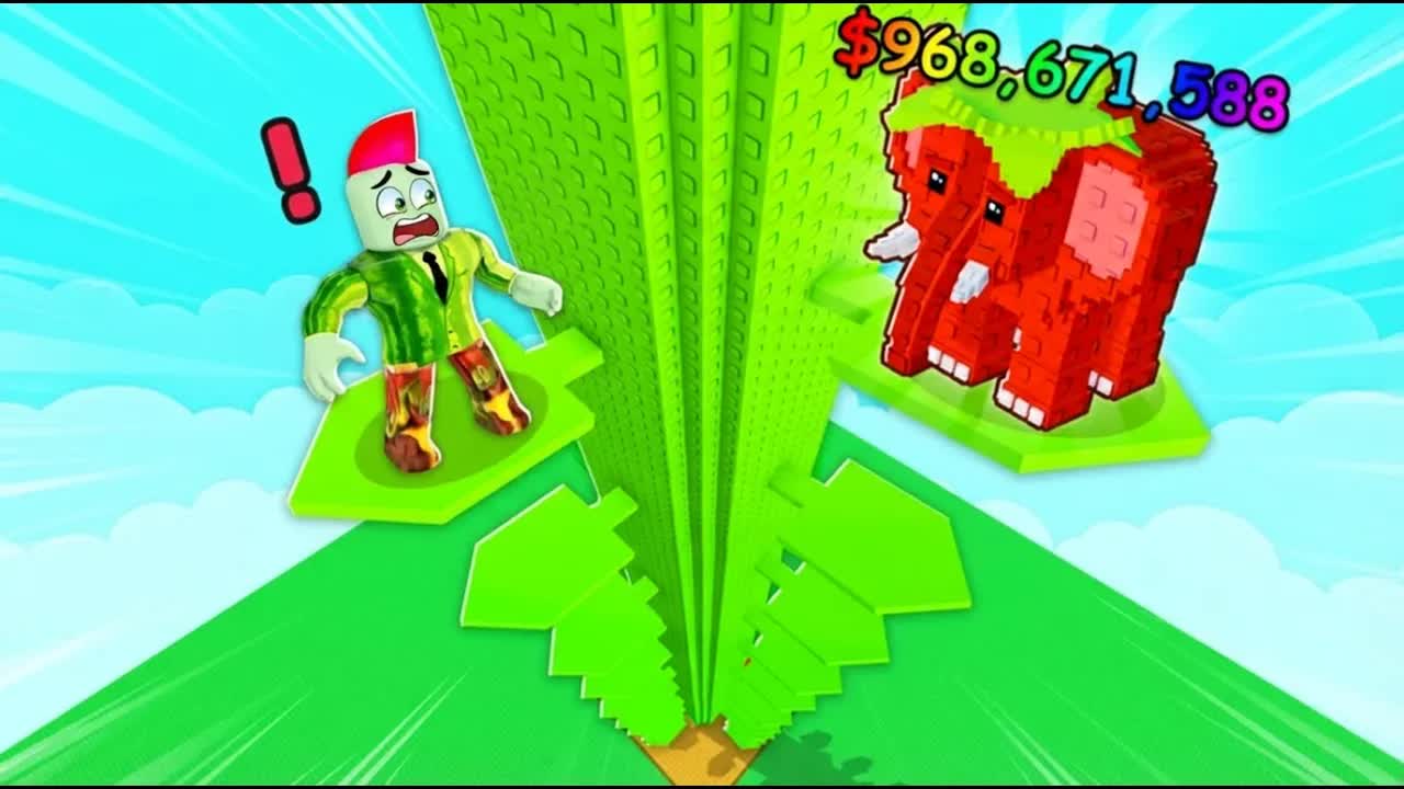 Klim Zo Hoog Mogelijk Voor De Brainrot... In Roblox!