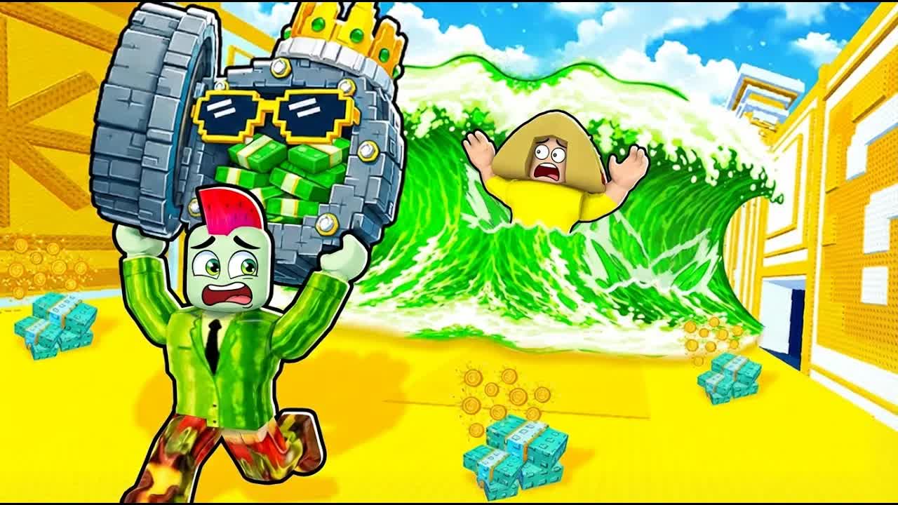 Dit Is Niet Te Filmen! 100% Geluk In Tsunami Brainrot... In Roblox!