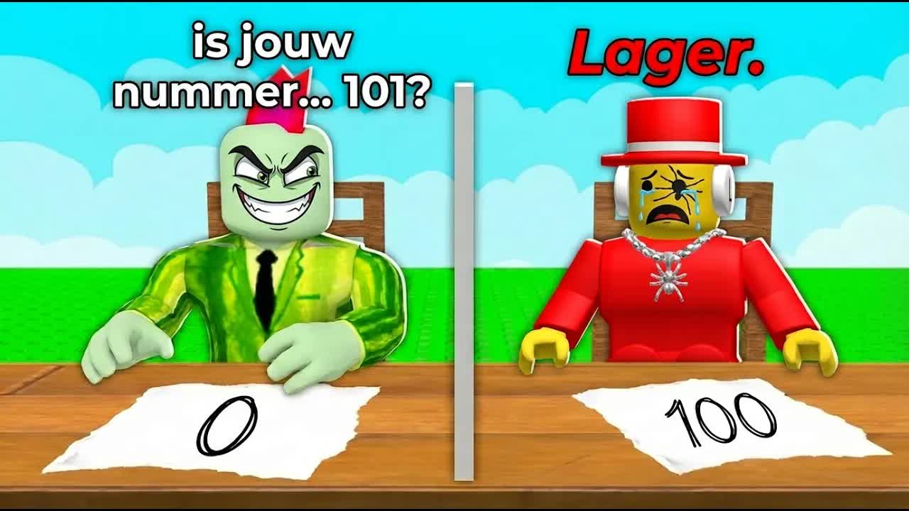 Raad Het Goede Nummer In Roblox!