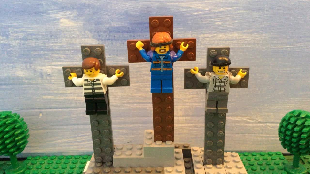 Het paasverhaal uit de bijbel in Lego 📕 Het lego verhaal van Jezus