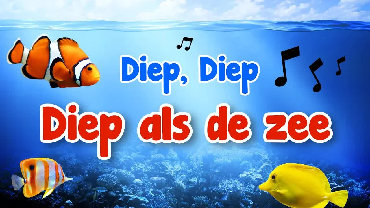 Diep diep diep als de zee 🎵 Opwekking kids 68 🎵 Leuke opwekkingsliederen