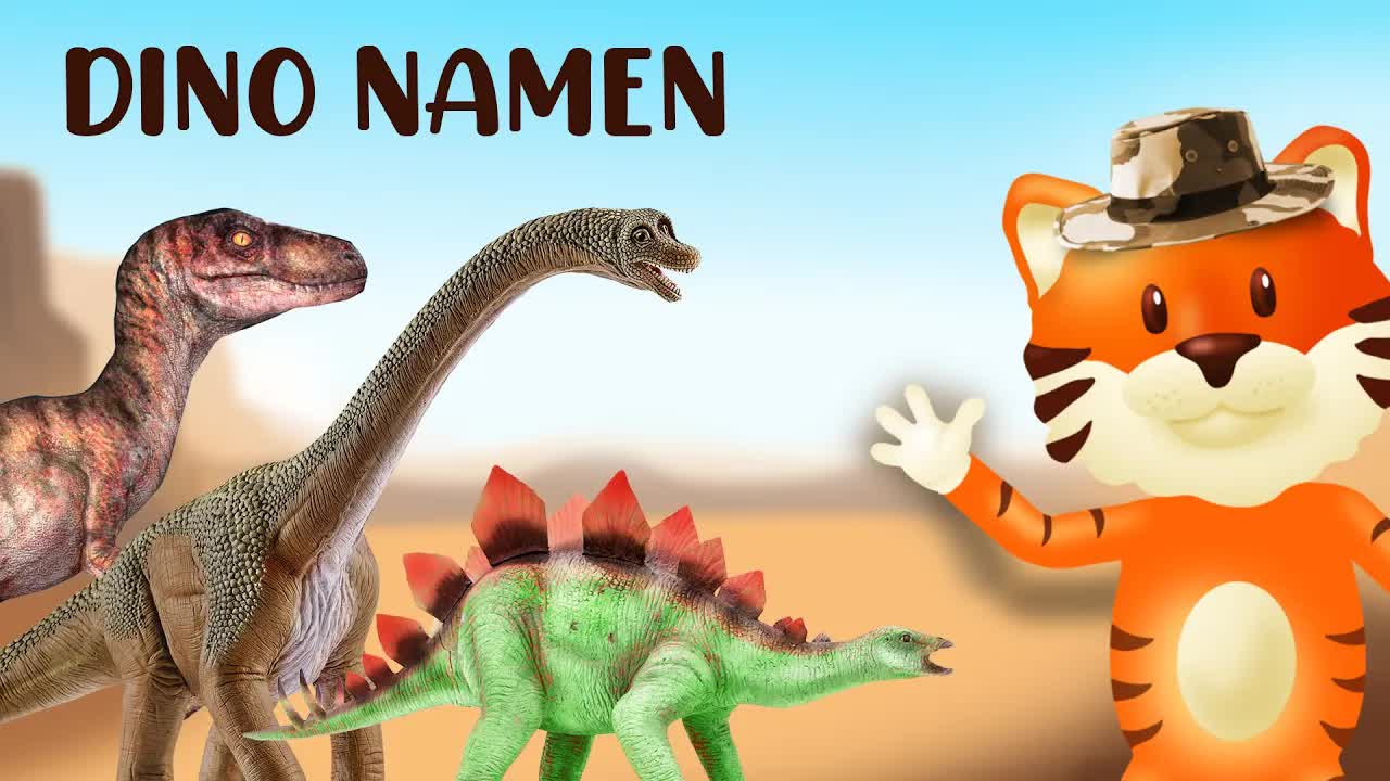Dino namen leren Nederlands 🦕🦖 Dinosaurussen leren voor peuters en kleuters