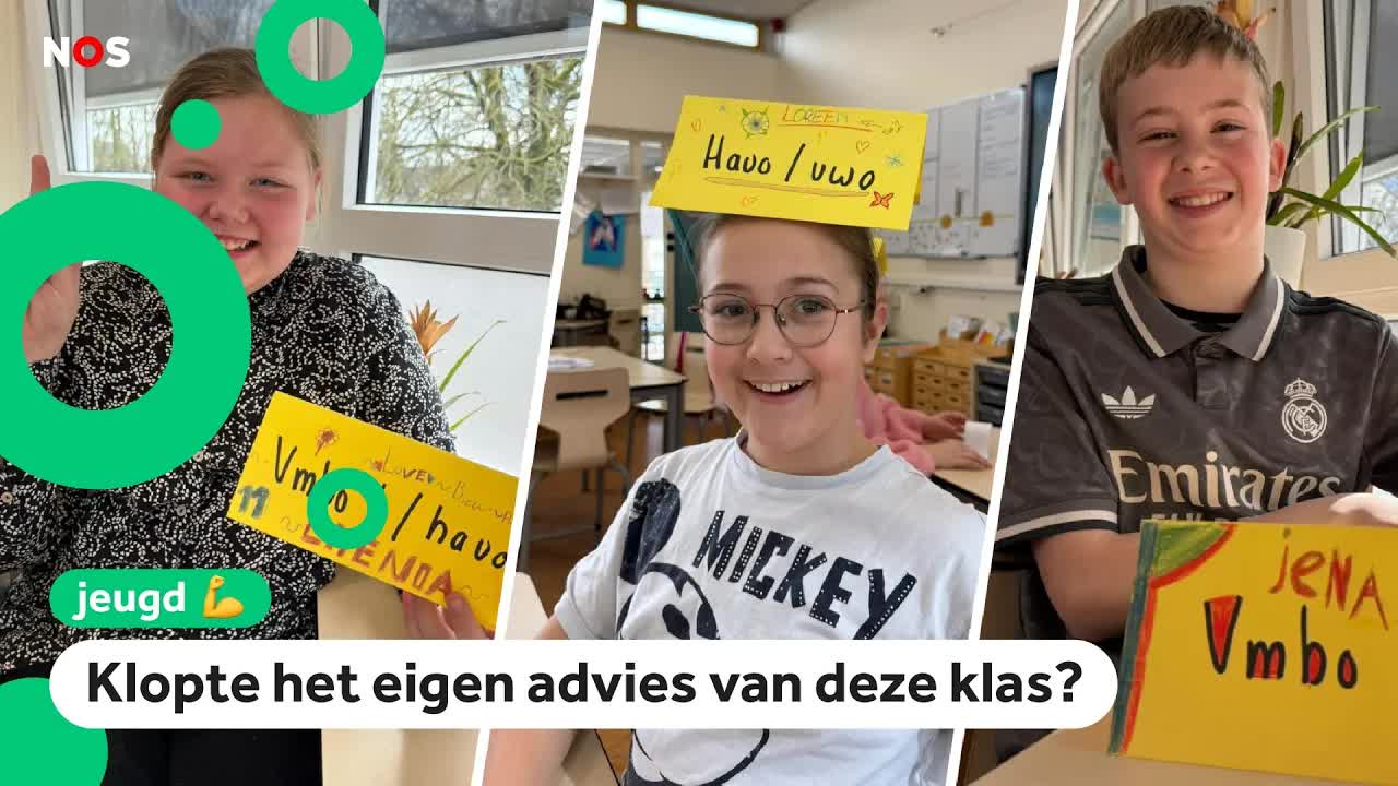 Groep 8 krijgt schooladvies: Klopt het eigen advies van deze klas?