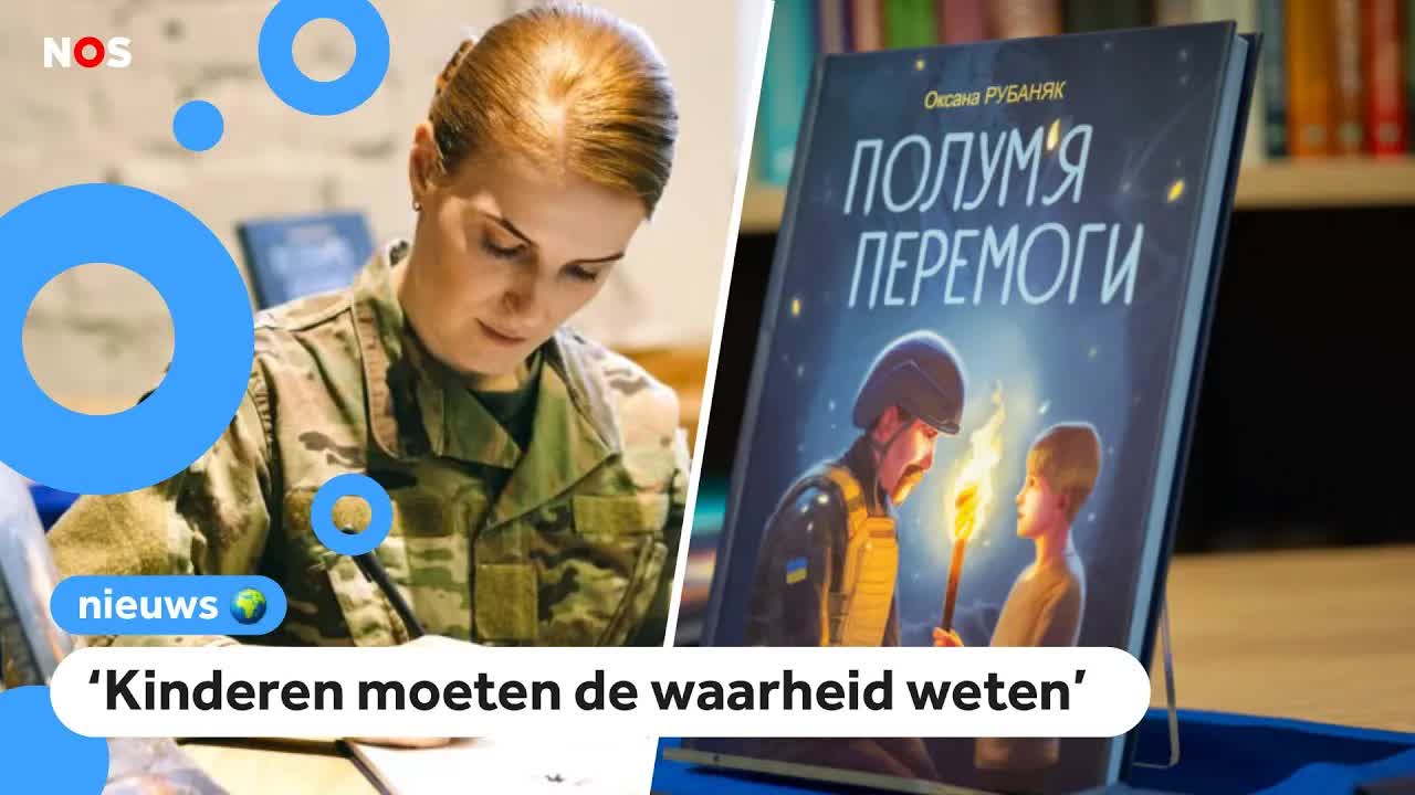 Oekraïense militair schrijft kinderboek over oorlog: 'Kinderen moeten de waarheid weten'