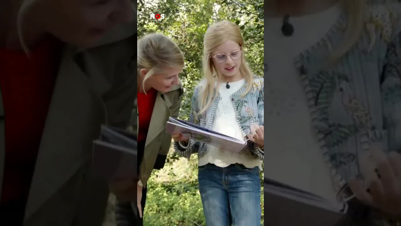 Philine knipt het haar van topsporter Kimberley Bos voor het goede doel