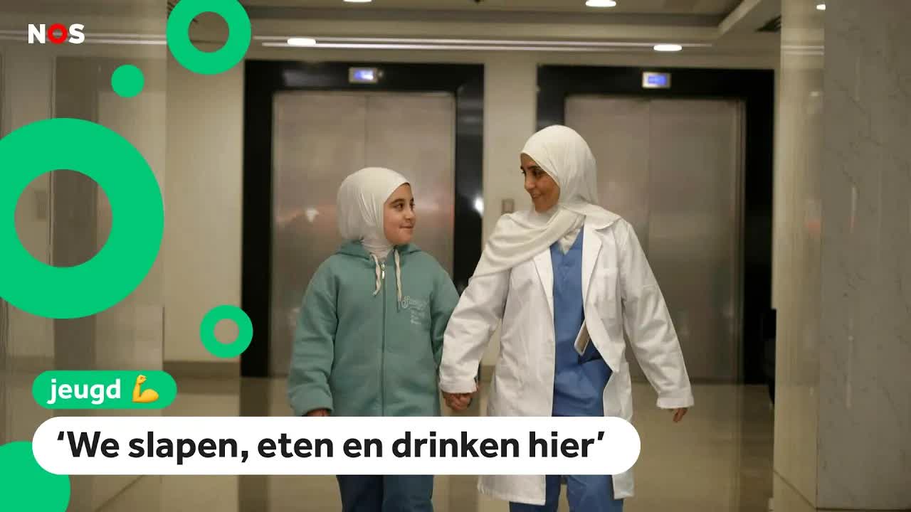 Serena woont in een ziekenhuis door de oorlog in Libanon