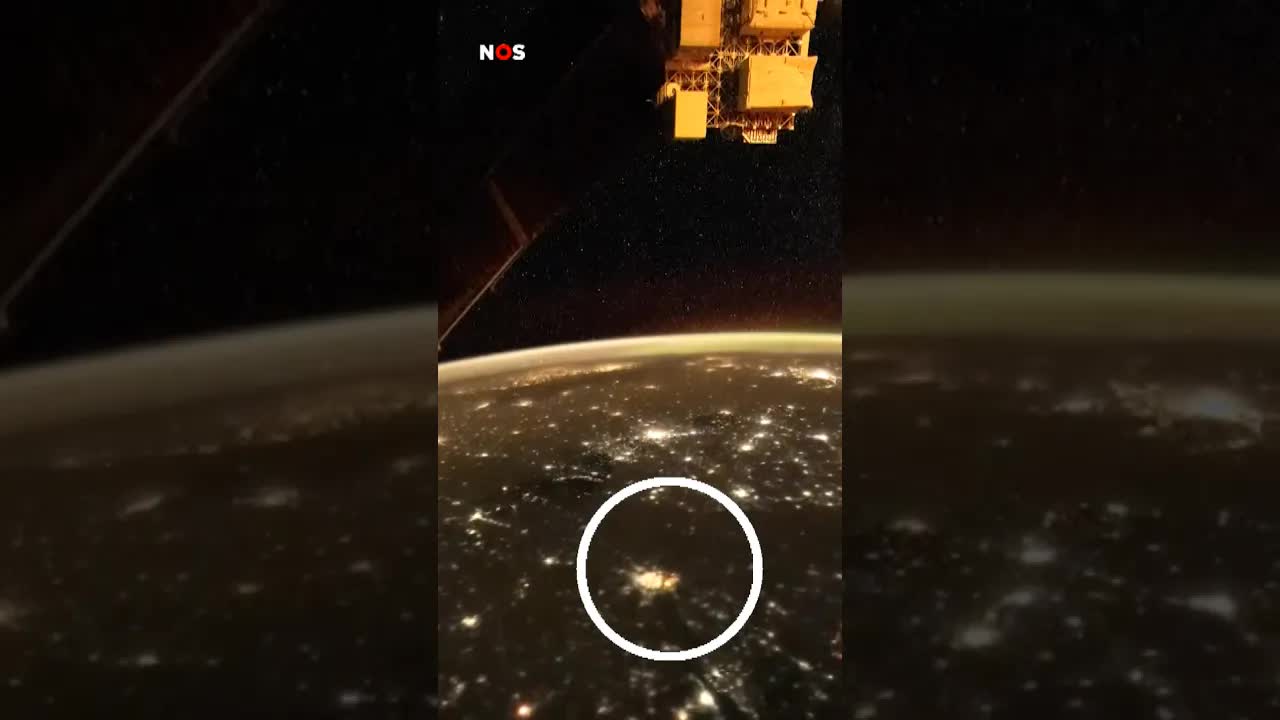 Aanval op Oekraïense hoofdstad Kyiv is gefilmd vanuit de ruimte. #jeugdjournaal #ruimte #oekraïne