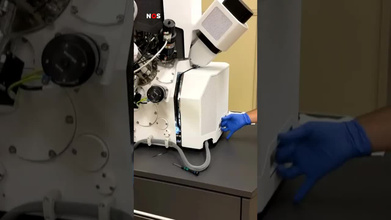 Dit is de kleinste QR-code ter wereld. #jeugdjournaal #qrcode #mini #wow