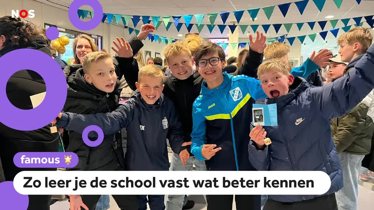 Aanmelden voor een middelbare school? Dat is hier een feestje!