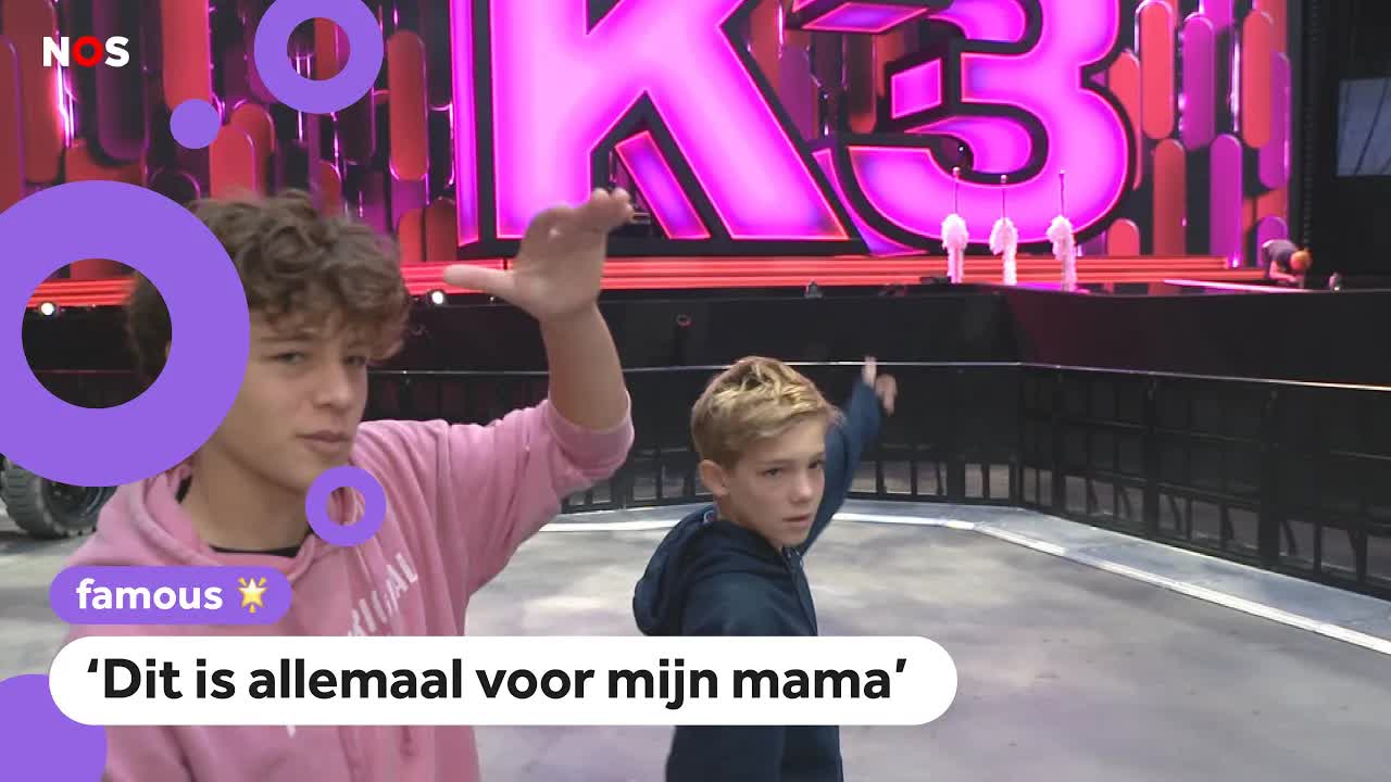 Jay en Lewis zien moeder Kathleen optreden met K3
