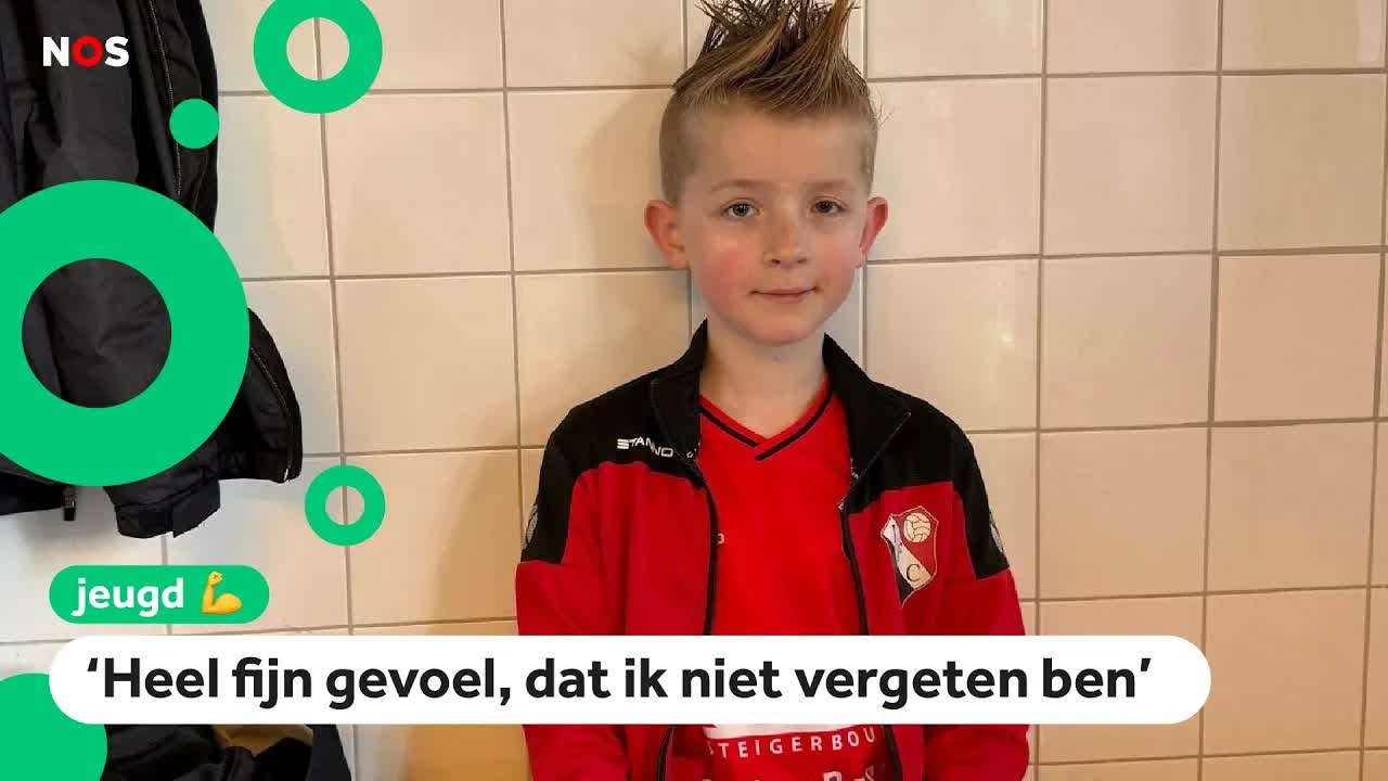 Jurre was ziek en kreeg veel steun van zijn voetbalclub