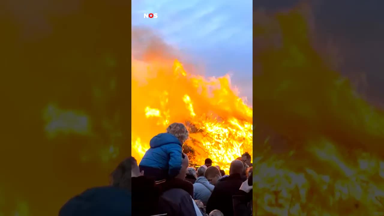 Dit jaar zijn er minder paasvuren dan vorige jaren. Dat komt door strengere regels. #jeugdjournaal