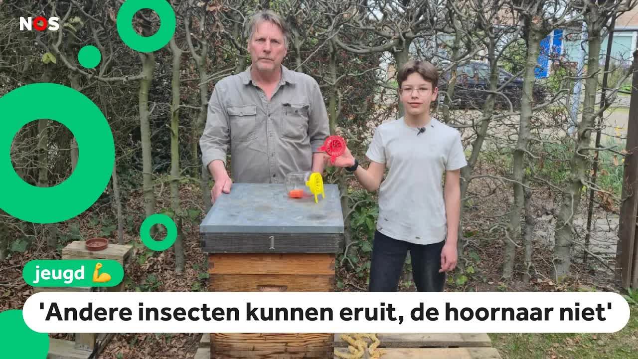 Cas maakt hoornaar-vallen met 3D-printer
