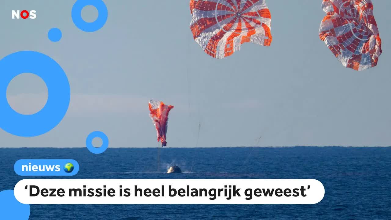 Astronauten van maan-missie zijn terug op aarde