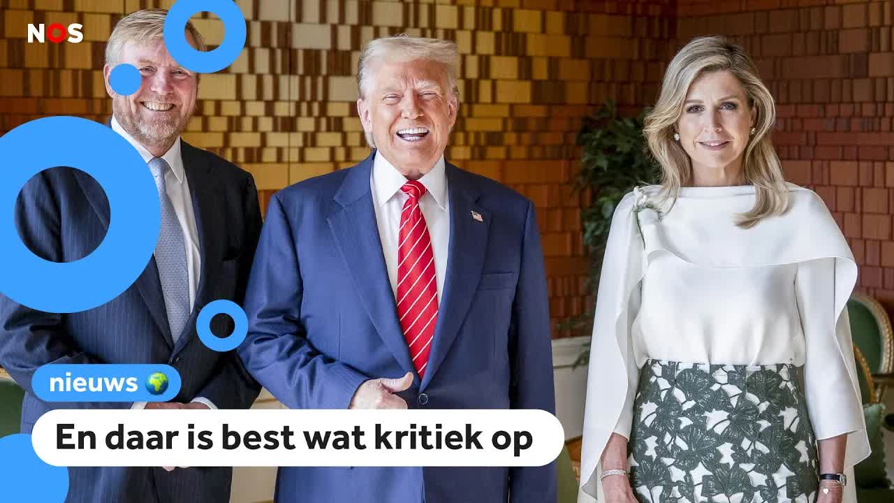 Koning en koningin logeren vanavond bij Trump