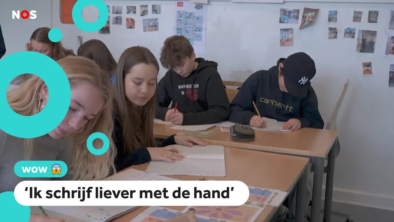 Geen digibord, tablets of laptops: op deze school krijgen ze les zonder schermen
