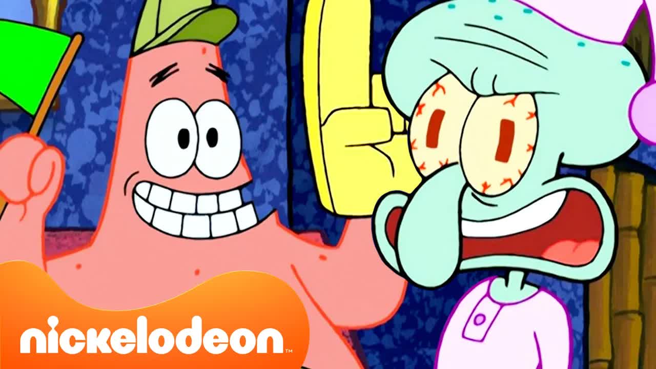 SpongeBob | Patrick irriteert Octo een uur lang! ⭐️ (Deel 2) | Nickelodeon Nederlands