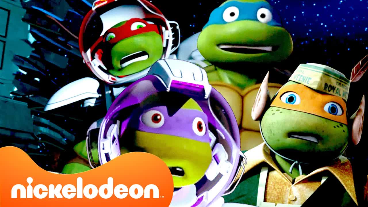 TMNT | Als de Ninja Turtles door tijd en ruimte reizen! ⏰ 60 minuten | Nickelodeon Nederlands