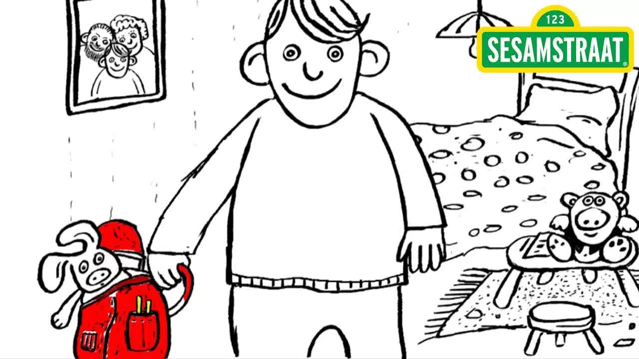 Eerste schooldag - Sesamstraat