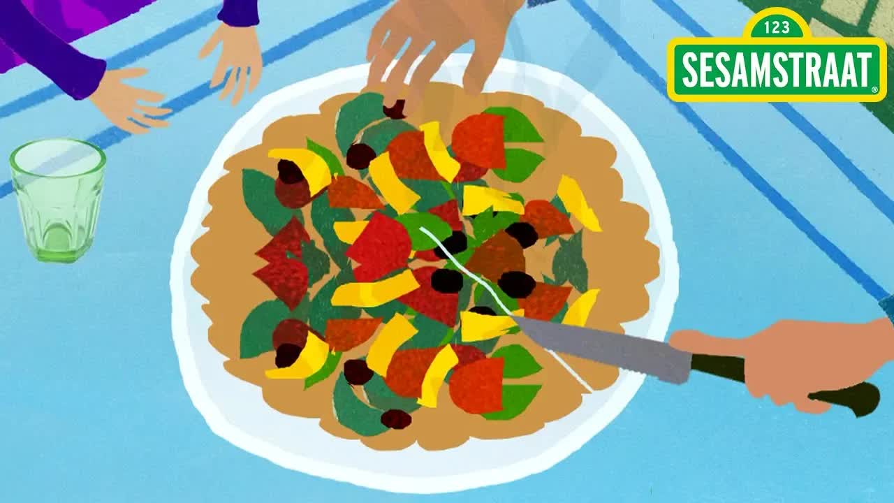 Pizzapuntje - Sesamstraat