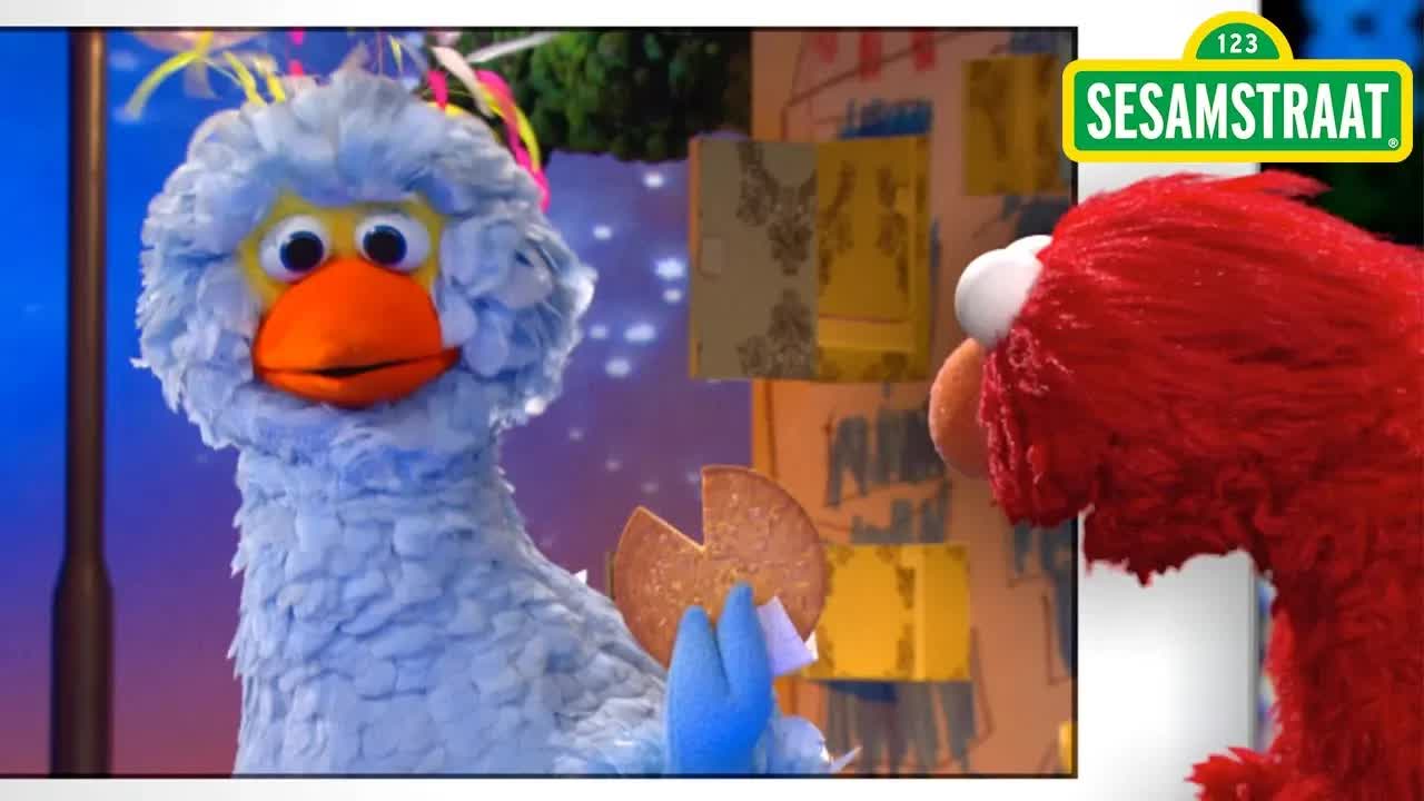 Wie heeft het grootste koekje? - Elmo's quiz - Sesamstraat