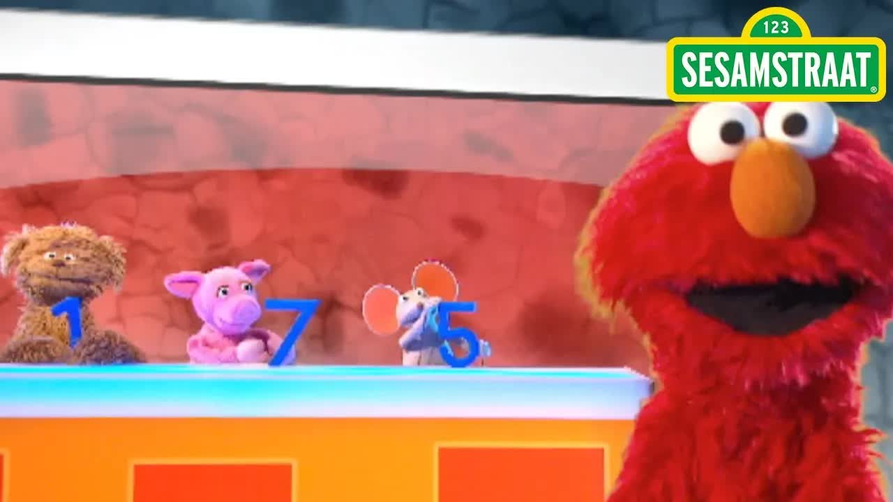 Cijfer 7 - Elmo's quiz - Sesamstraat