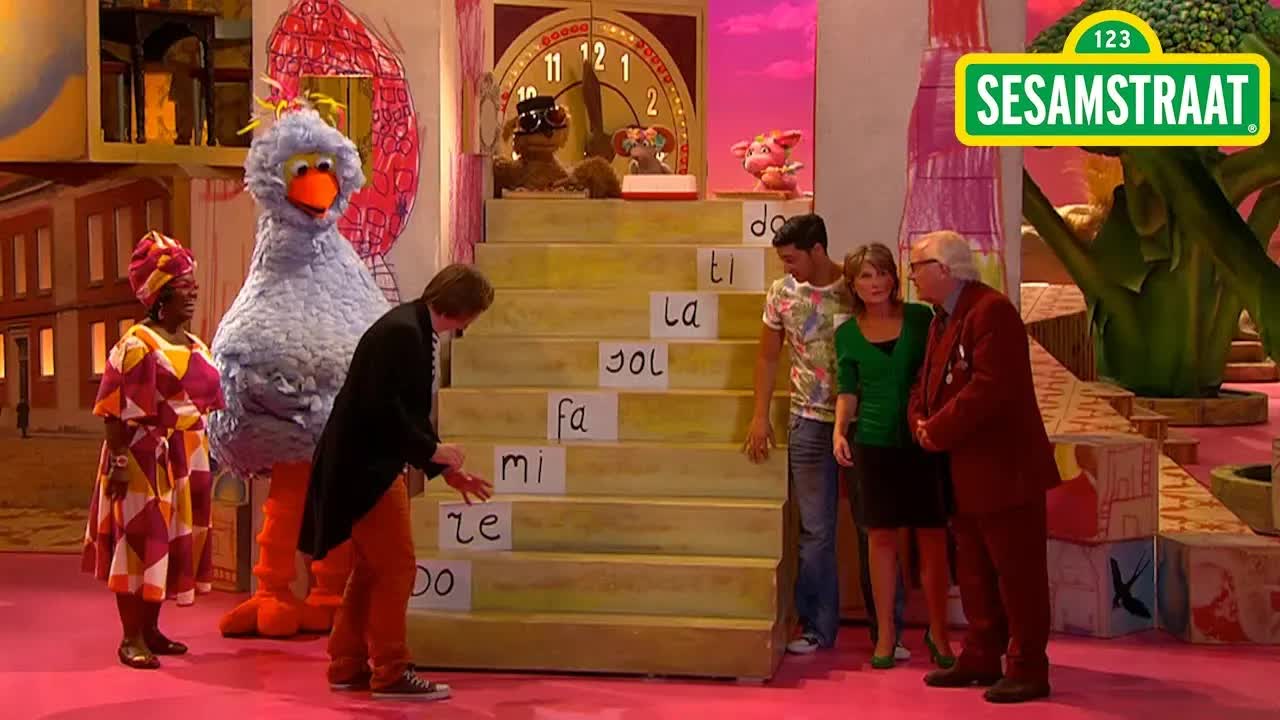 Toontrapdirigent - Sesamstraat