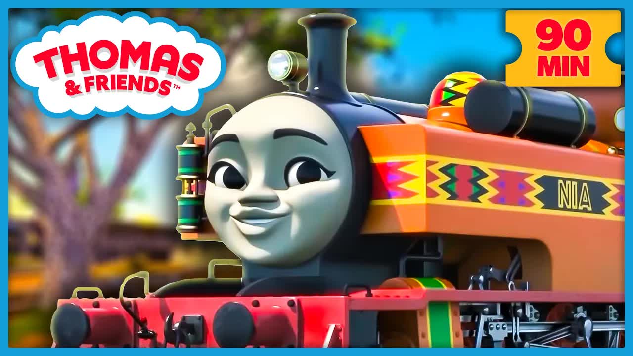 Thomas Introduces His New Friend Nia! | Thomas & Friends | 90+ Minutes!
