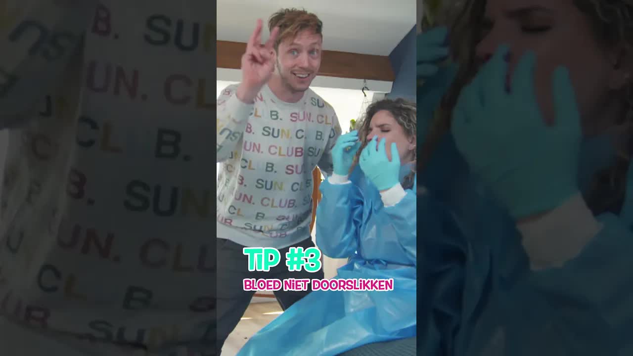 EERSTE HULP BIJ BLOEDNEUS! |TOPDOKS #topdoks #bloedneus #shorts
