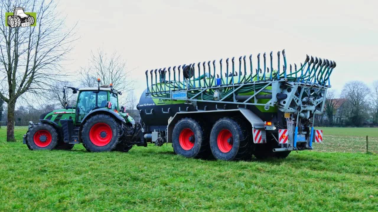 Fendt 724 met Kaweco Profi 1.18 met Bomech-bemester