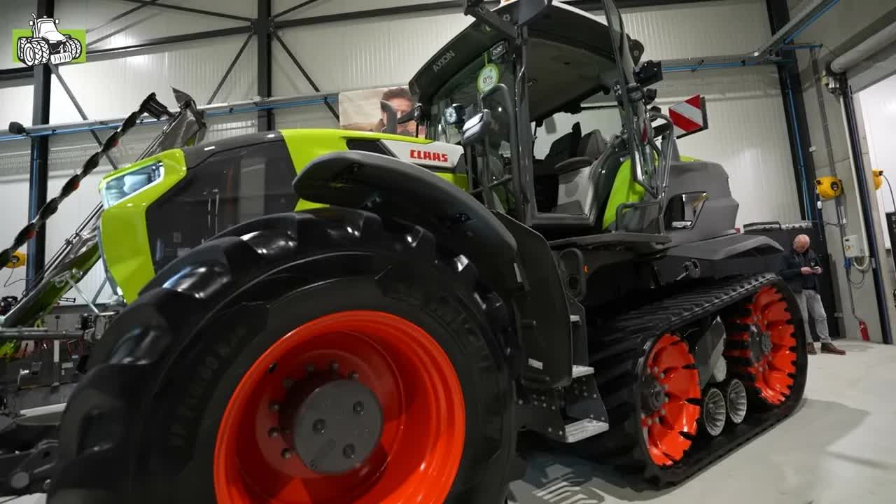 Nieuwe Trac voor Claas Axion 9-serie, vijf modellen van de 9.330 (330 pk) tot de 9.450 (450 pk)