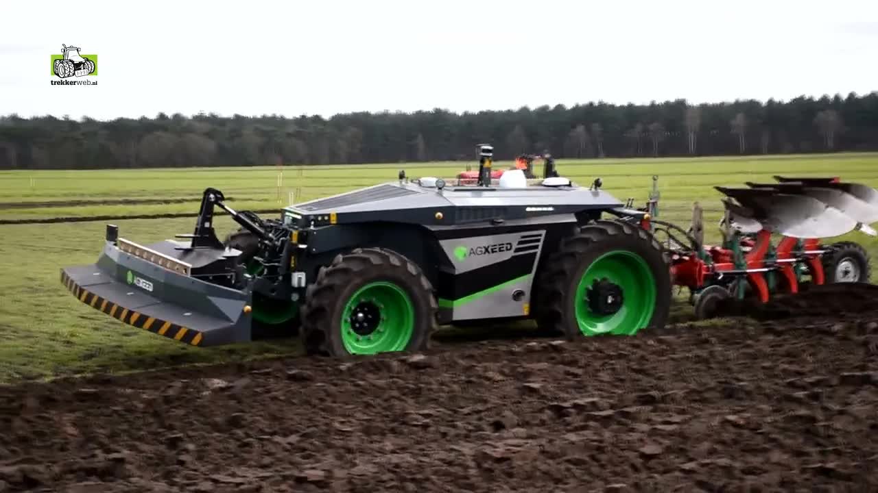 Robotploegen bij ploegkampioenschappen met Agxeed en Kverneland