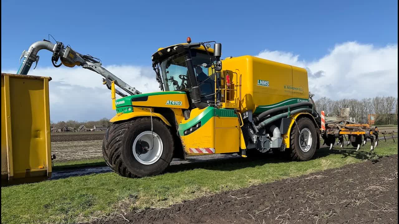 LNMS AT4103 Oxbo (Ploeger) van Loonbedrijf B.Scheper uit Westerbork