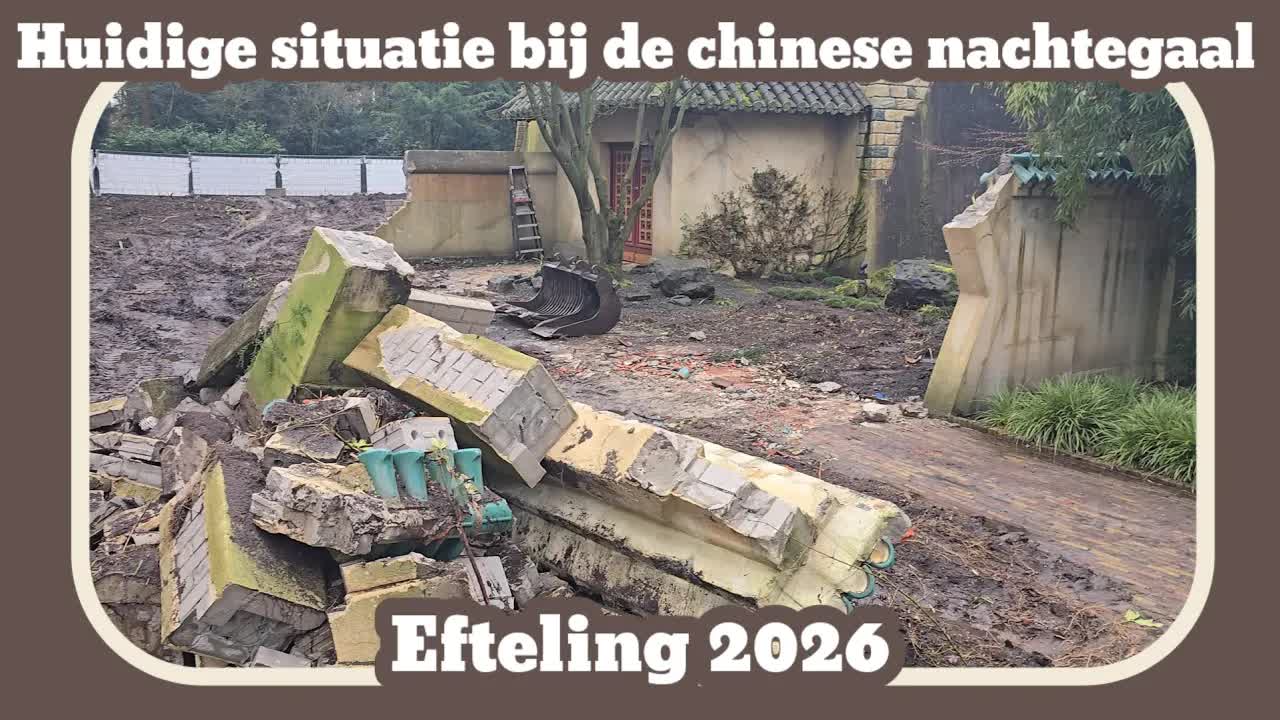 Huidige situatie bij de chinese nachtegaal [Efteling 2026]