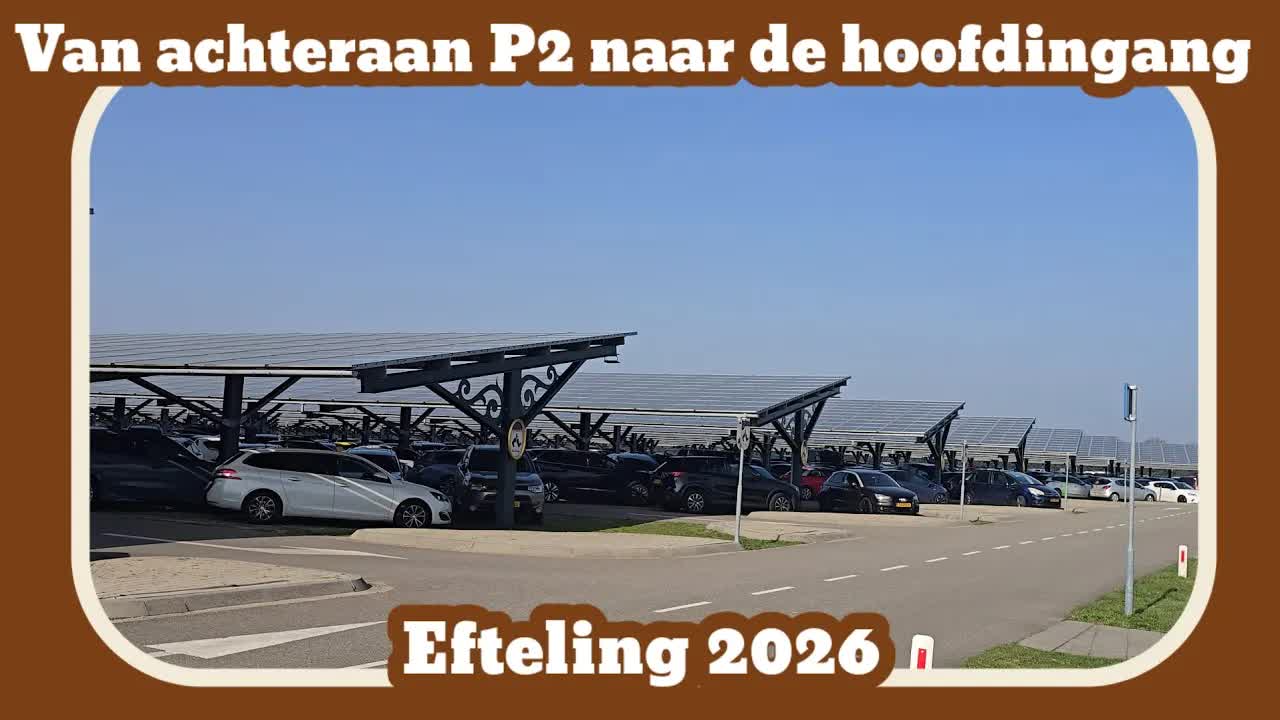 Van achterkant P2 naar de hoofdingang [Efteling 2026]