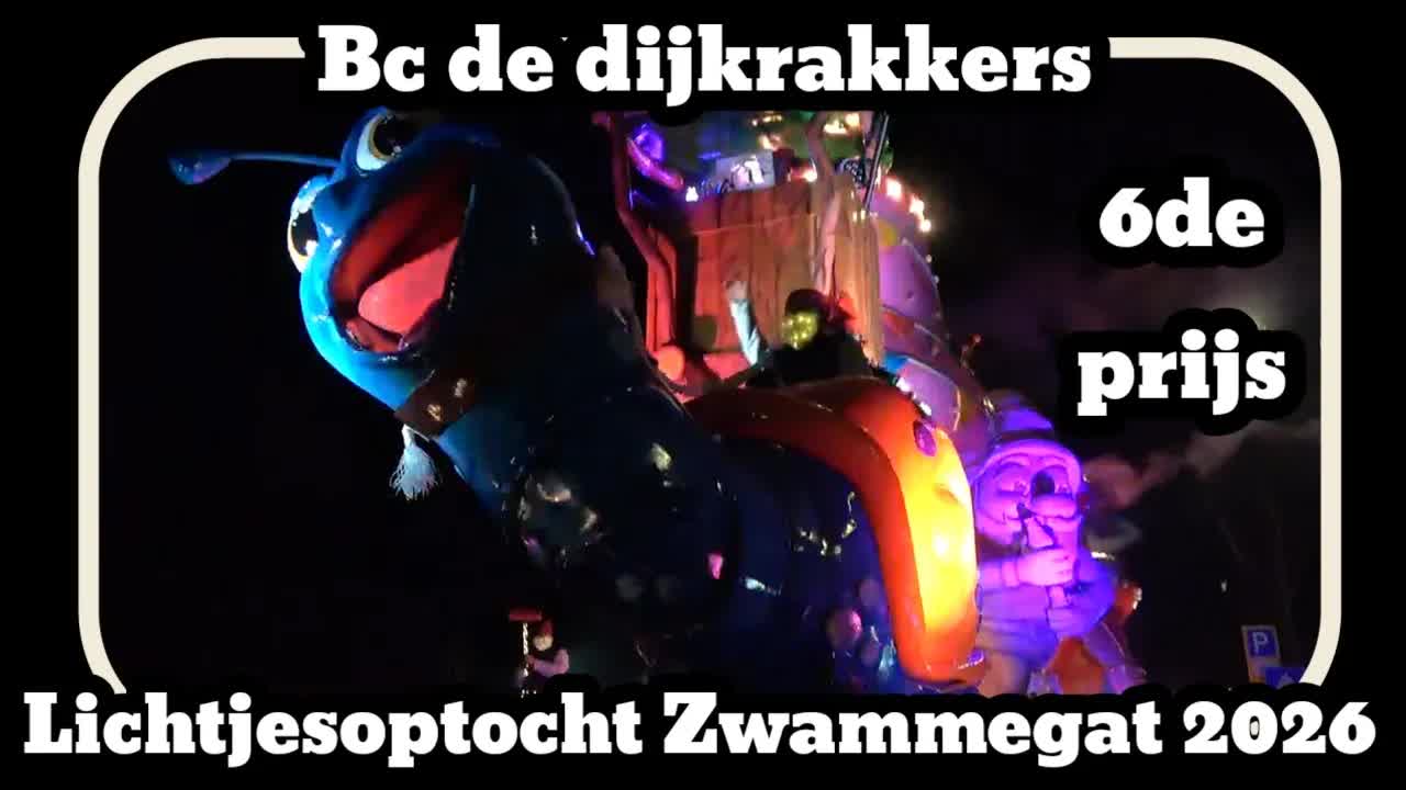 Bc de dijkrakkers - 6de prijs [Lichtjesoptocht Zwammegat 2026]
