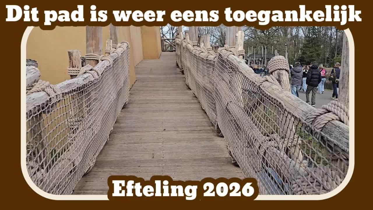 Dit pad is weer eens toegankelijk [Efteling 2026]