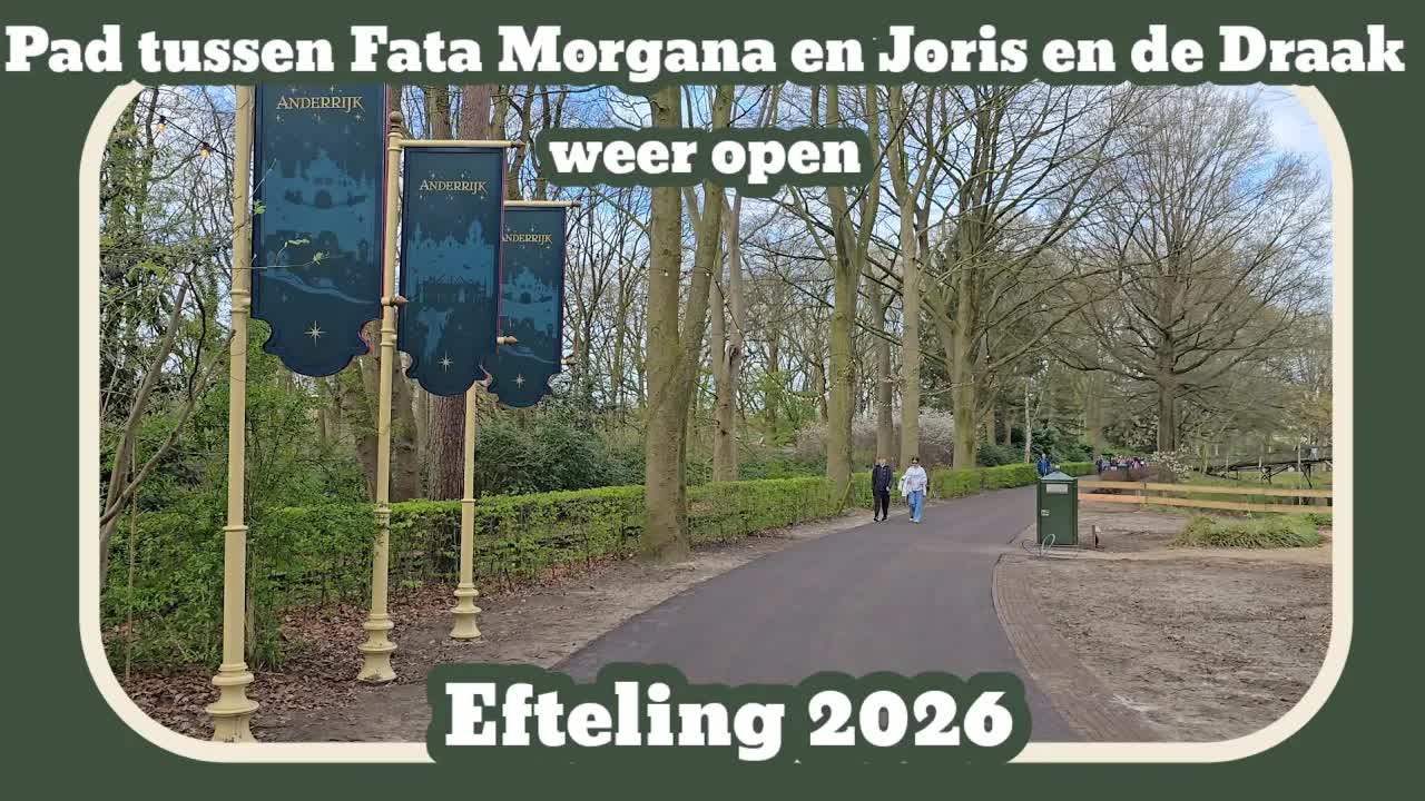 Pad tussen JedD en Fata weer open [Efteling 2026]
