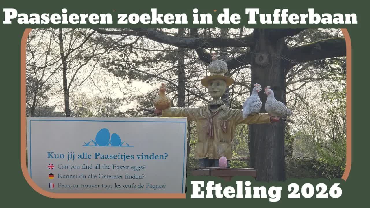 Paaseieren zoeken in de Tufferbaan [Efteling 2026]
