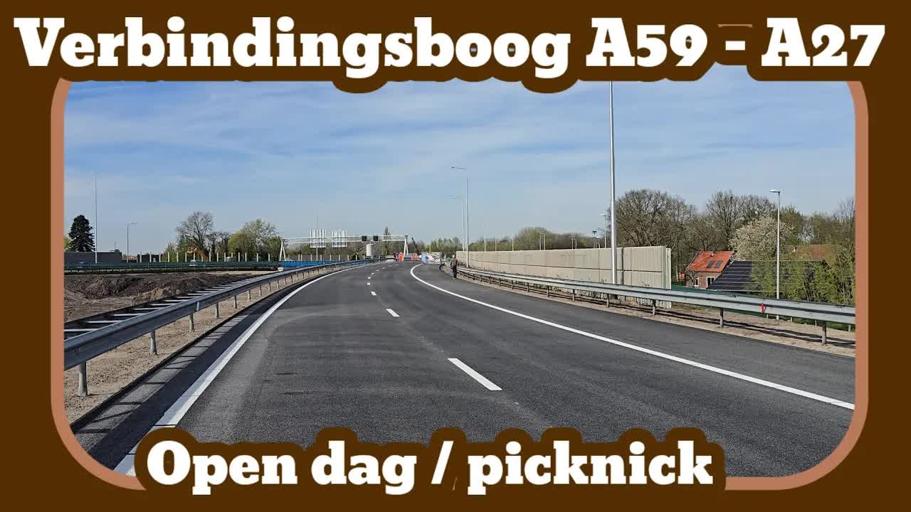 Open dag verbindingsboog A59 -A27 8-4-2026