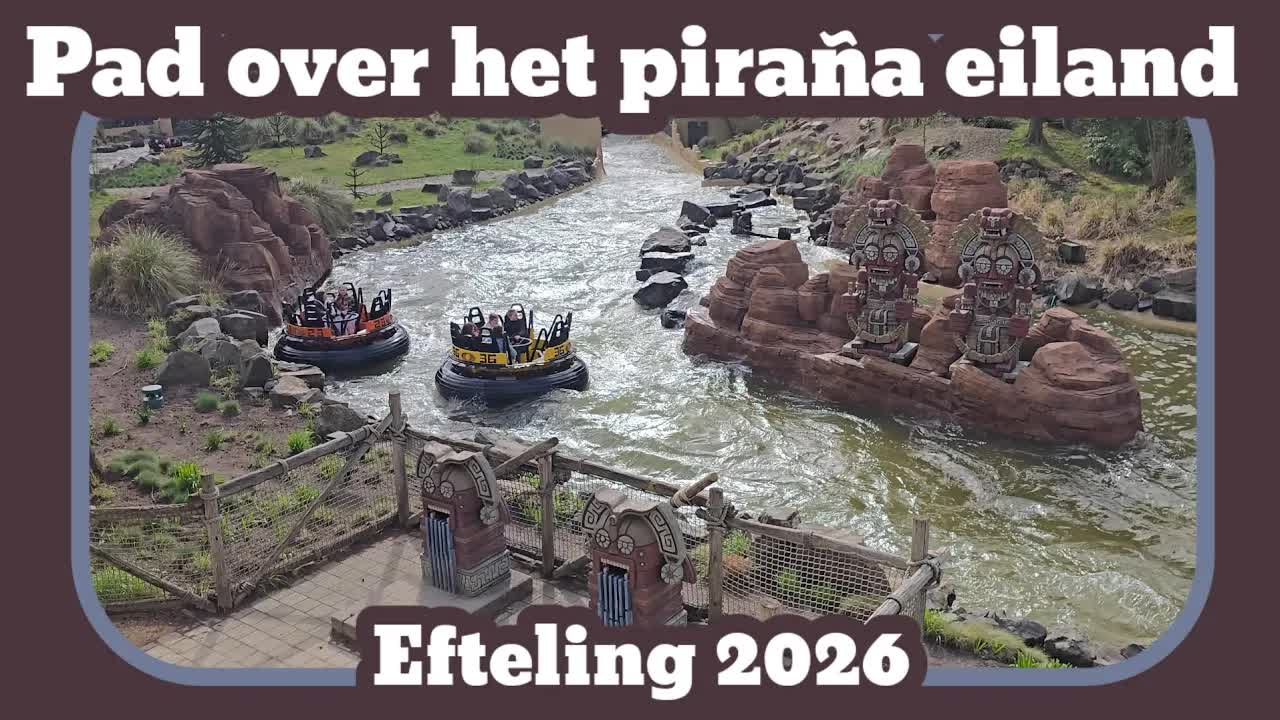Pad over het Piraña eiland [Efteling 2026]
