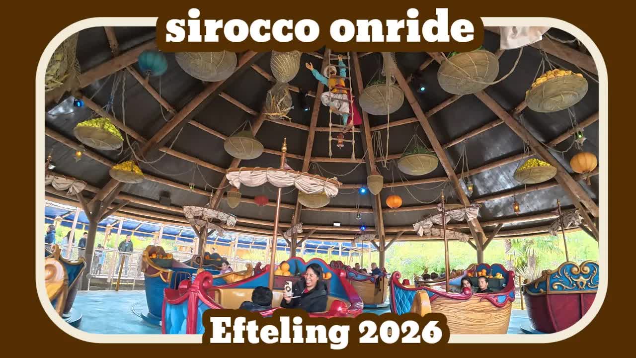 Sirocco onride [Efteling 2026]