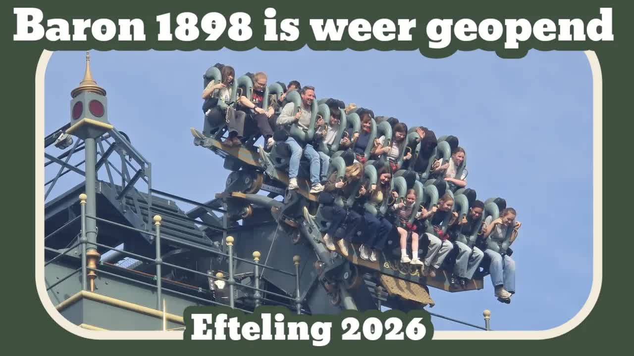 Baron 1898 is weer geopend [Efteling 2026]